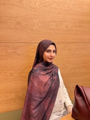 Baskılı muslin şal