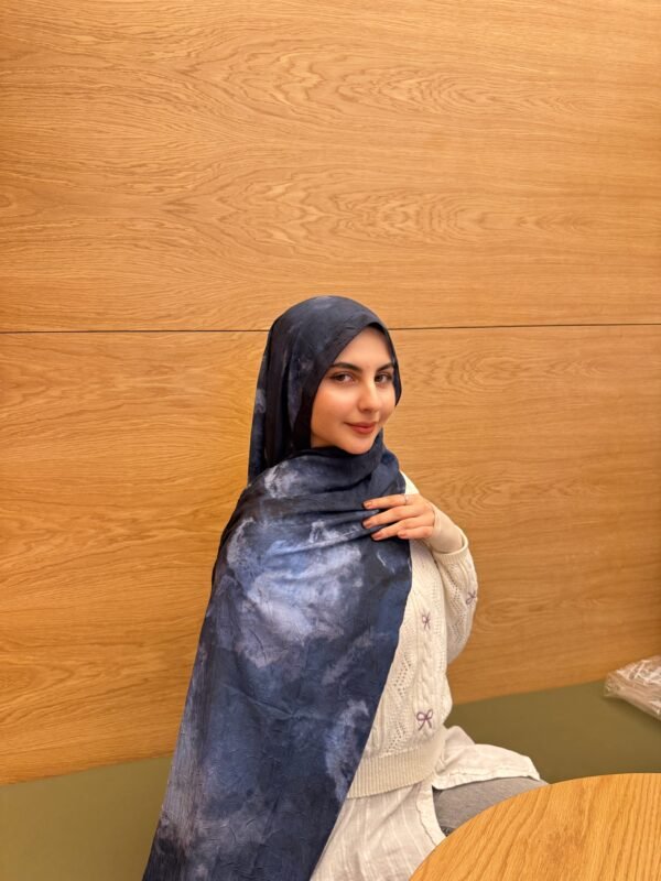 Baskılı muslin şal